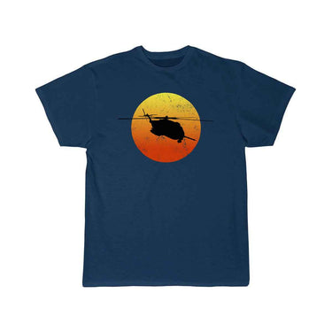CH53 Super Stallion Silhouette Sunset Helicopterch T-SHIRT THE AV8R